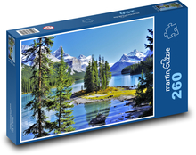 Jazero - stromy Puzzle 260 dielikov - 41 x 28,7 cm 