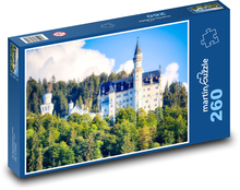 Hrad - Neuschwanstein, Bavorsko Puzzle 260 dielikov - 41 x 28,7 cm 
