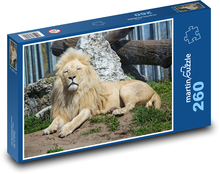 White Lion Puzzle 260 pieces - 41 x 28.7 cm 