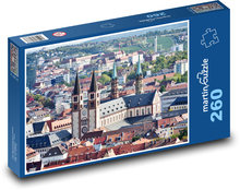 Würzburg - katedrála Puzzle 260 dílků - 41 x 28,7 cm
