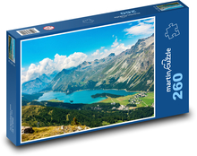 Švýcarsko - Alpy Puzzle 260 dílků - 41 x 28,7 cm