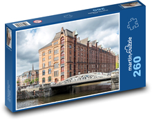 Speicherstadt - Nemecko, Hamburg Puzzle 260 dielikov - 41 x 28,7 cm