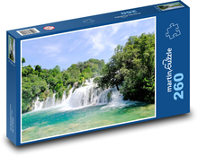 Natur - Wasserfall Puzzle 260 Teile - 41 x28,7 cm