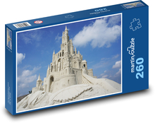 Hrad z písku Puzzle 260 - 41x28,7 cm