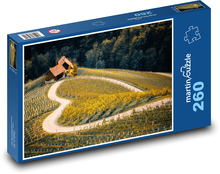 Vinohrady - cesty Puzzle 260 dielikov - 41 x 28,7 cm 