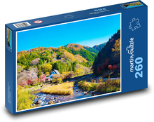 Landscape in the valley - Japan Puzzle 260 pieces - 41 x 28.7 cm 