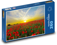 Poppies - Field Puzzle 260 pieces - 41 x 28.7 cm 