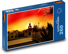 Sunset - Church Puzzle 260 pieces - 41 x 28.7 cm 