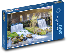 Vodný mlyn - Vodopád Puzzle 260 dielikov - 41 x 28,7 cm