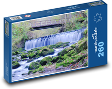 Vodopád - most Puzzle 260 dielikov - 41 x 28,7 cm 