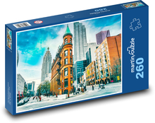 Toronto - Kanada, ulice Puzzle 260 dielikov - 41 x 28,7 cm 