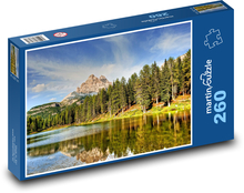 Lago Antorno - Dolomity Puzzle 260 elementów - 41x28,7 cm