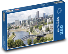 Litva - Vilnius Puzzle 260 dílků - 41 x 28,7 cm