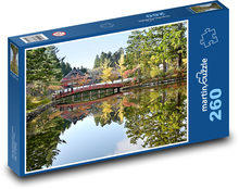 Japonsko - záhrada Puzzle 260 dielikov - 41 x 28,7 cm 