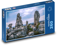 Čína - Kamenný les Puzzle 260 dielikov - 41 x 28,7 cm 