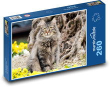 Kočka - mazlíček Puzzle 260 dílků - 41 x 28,7 cm