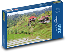 Ryžové pole - Bali Puzzle 260 dielikov - 41 x 28,7 cm 