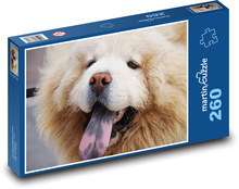 Blaue Zunge - Hund Puzzle 260 Teile - 41 x28,7 cm