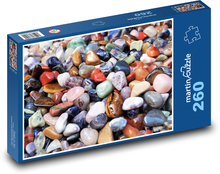 Kolorowe kamienie Puzzle 260 elementów - 41x28,7 cm