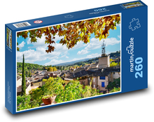 Miasto w Prowansji we Francji Puzzle 260 elementów - 41x28,7 cm