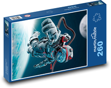 Astronauta w kosmosie Puzzle 260 elementów - 41x28,7 cm