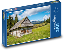 Zapomenutá horská chalupa Puzzle 260 dílků - 41 x 28,7 cm