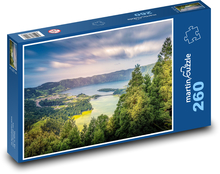 Sete Cidades from heaven Puzzle 260 pieces - 41 x 28.7 cm 