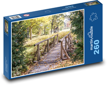 Autumn Park Bridge Puzzle 260 pieces - 41 x 28.7 cm