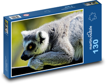 Lemur - opica Puzzle 130 dielikov - 28,7 x 20 cm