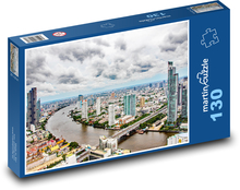 Bangkok - rieka Puzzle 130 dielikov - 28,7 x 20 cm 