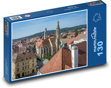 Węgry - City Center Puzzle 130 elementów - 28,7x20 cm