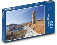 Dubrovník - Kostol, Chorvátsko Puzzle 130 dielikov - 28,7 x 20 cm 