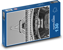 Eiffelova veža - Paríž, Francúzsko Puzzle 130 dielikov - 28,7 x 20 cm 