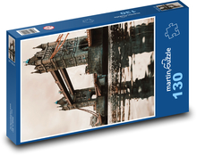 Tower Bridge - visutý most, Velká Británie Puzzle 130 dílků - 28,7 x 20 cm