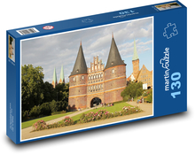 Holsteintore - Lübeck, Deutschland Puzzle 130 Teile - 28,7x20 cm
