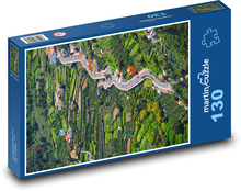 Kľukatá cesta v údolí Puzzle 130 dielikov - 28,7 x 20 cm