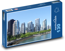 Vancouver - Canada, City Puzzle 130 pieces - 28.7 x 20 cm 