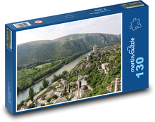 Bosna - príroda, rieka Puzzle 130 dielikov - 28,7 x 20 cm 