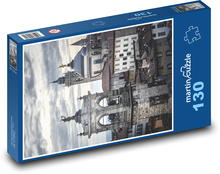 Turm - Häuser, Stadt Puzzle 130 Teile - 28,7x20 cm