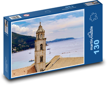Altstadt Dubrovnik - Kroatien, Turm Puzzle 130 Teile - 28,7x20 cm