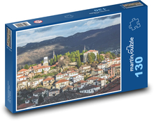 Ohrid - Severní Makedonie, město Puzzle 130 dílků - 28,7 x 20 cm