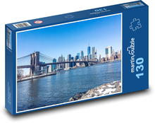New York - most Puzzle 130 dílků - 28,7 x 20 cm