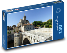 Montmorillon - Francie Puzzle 130 dílků - 28,7 x 20 cm