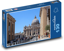 Rzym - Watykan, Włochy Puzzle 130 elementów - 28,7x20 cm