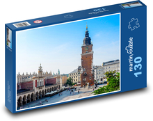 Krakau - Polen, Glockenturm Puzzle 130 Teile - 28,7x20 cm