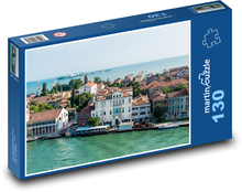 Benátky - Taliansko, pobrežie Puzzle 130 dielikov - 28,7 x 20 cm 