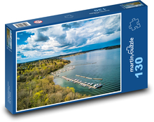 Sztokholm - Szwecja, jezioro Puzzle 130 elementów - 28,7x20 cm