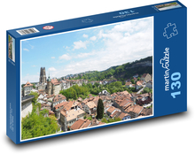Fribourg, Švajčiarsko Puzzle 130 dielikov - 28,7 x 20 cm 