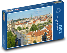 Praga - Czechy, Most Karola Puzzle 130 elementów - 28,7x20 cm