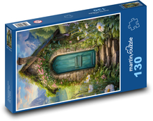 Venkovská přírodní chalupa Puzzle 130 dílků - 28,7 x 20 cm